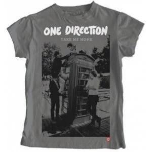 Image of One Direction Take Me Home Album Skinny Grey TS: Large