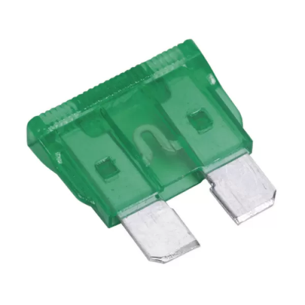 image of Genuine SEALEY SBF3050 Automotive Standard Blade Fuse 30A Pack of 50