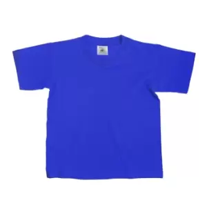 Image of B&C Kids/Childrens Exact 150 Short Sleeved T-Shirt (12-14) (Royal)