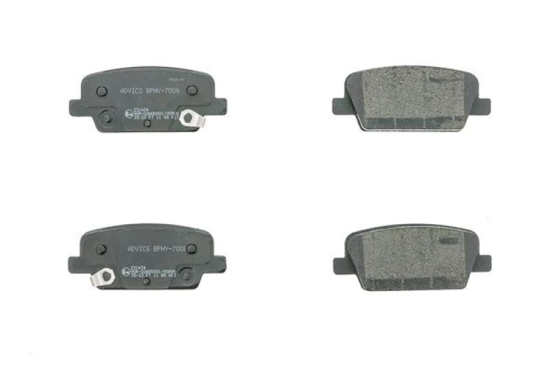 Image of AISIN BPHY-7008 Brake pad set with acoustic wear warning Brake Pad Set,disc brake (402)