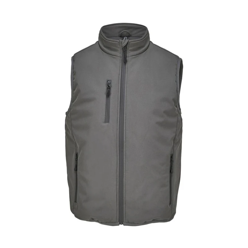 Image of SOL'S Mens Falcon Padded Body Warmer in Charcoal Size: XS Charcoal Male XS