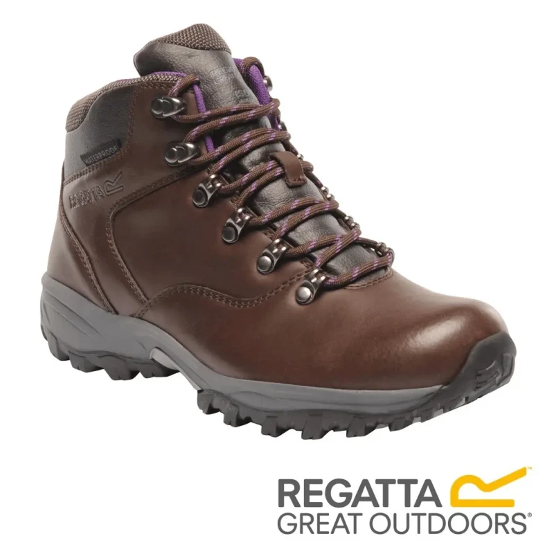Image of Regatta Bainsford' Waterproof Walking Boots Brown female