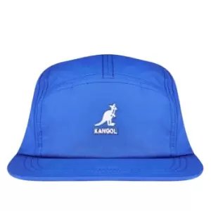 Image of Kangol Embroidered Flat Peak Cap - Blue