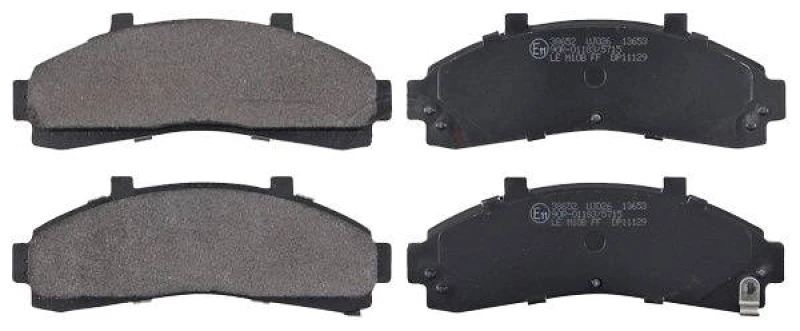 Image of A.B.S. 38652 Brake pad set with acoustic wear warning Brake Pad Set,disc brake (402)