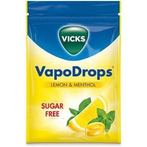 image of Vicks Vapodrops Lemon & Menthol Sugar Free