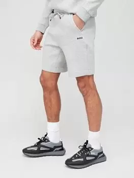 Image of BOSS Headlo 1 Jersey Shorts, Light Grey, Size 2XL, Men