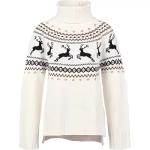 image of Barbour Kingsbury Knitted Jumper - Cream