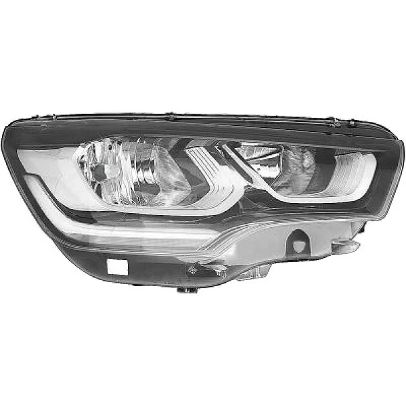 Image of DIEDERICHS 4073180 Headlights H7/H7, Right, with motor for headlamp levelling Headlight (259)