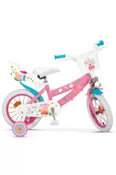 image of Peppa Pig Bicycle - Size: 14" - White