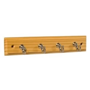 image of BQ Ash satin nickel effect Hook rail