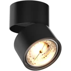 image of Zumaline Lomo Surface Mounted Downlight, Black, 1x G9