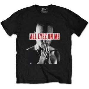 image of Tupac - Eyez On Me Unisex XX-Large T-Shirt - Black