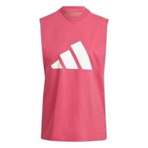 adidas 3Bar Mesh Tank Ladies - Wild Pink