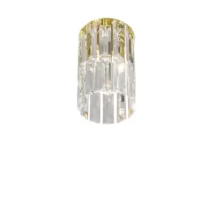 Image of Prisma Designer Crystal Surface Mounted Spotlight Polished Gold, 1x G9