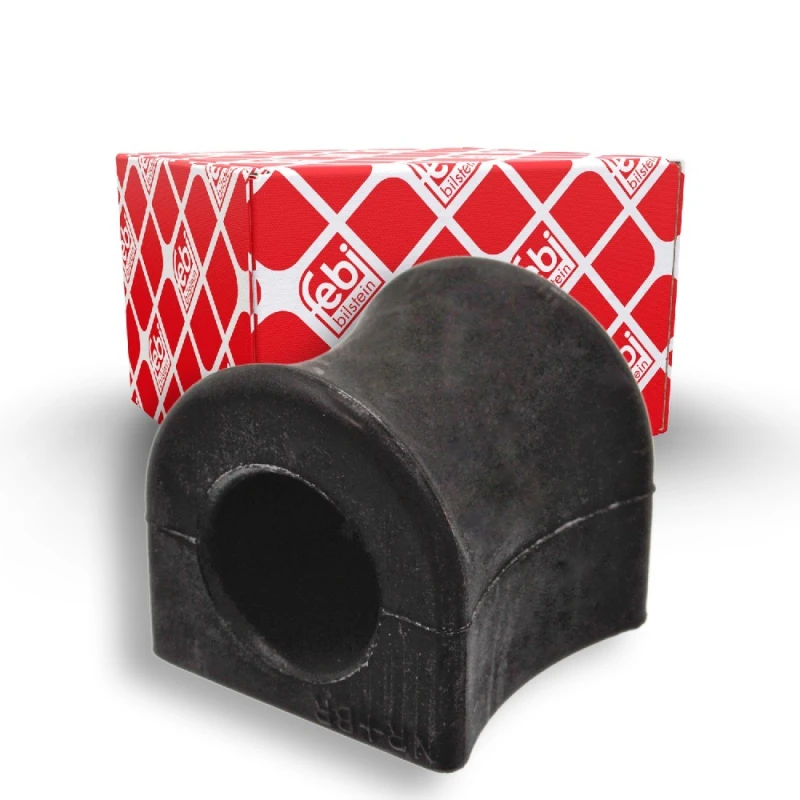 Image of FEBI BILSTEIN 42879 Stabilizer Bushes Front Axle, Rubber Rubber Anti-roll Bar Bush Kit (1334)