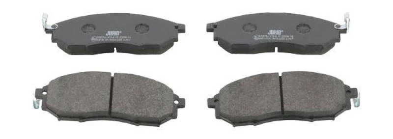 Image of JURID 572575J Brake pad set with acoustic wear warning Brake Pad Set,disc brake (402)
