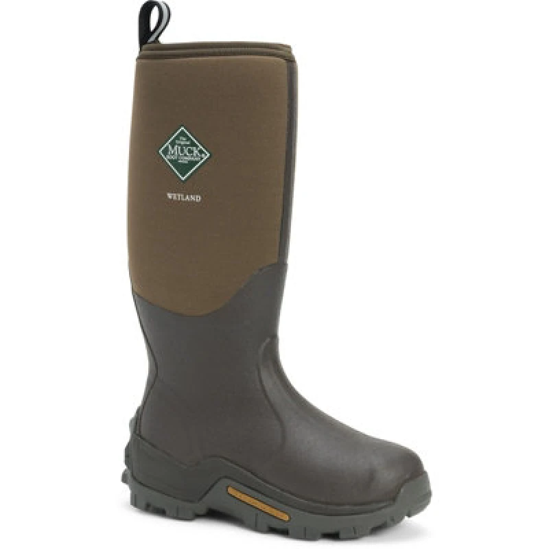 Image of Muck Boots Muck Boots 'Wetland' Wellington Boots in Brown Size: 6 Brown 6 Unisex 0664911200722