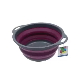 image of Brights 24cm Colander, Plum, Tagged