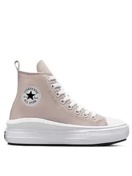 Image of Converse Chuck Taylor All Star Move, Brown, Size 5 Older