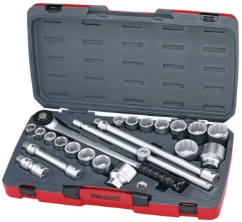 Image of Teng Tools T3422S 3/4" Drive Metric & AF Socket & Accessories Set
