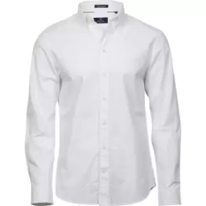 Image of Tee Jays Mens Perfect Long Sleeve Oxford Shirt (3XL) (White)
