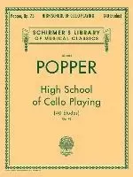 Image of High School of Cello Playing (40 Etudes), Op. 73 by David Popper