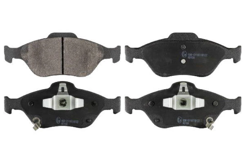 Image of SWAG 33 10 7129 Brake pad set Front Axle, with acoustic wear warning, with piston clip Brake Pad Set,disc brake (402)