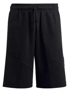 Image of adidas Sportswear Junior Boys Future Icons Badge Of Sport Logo Shorts, Black, Size 15-16 Years