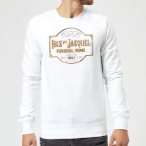 Image of American Gods Ibis And Jacquel Sweatshirt - White