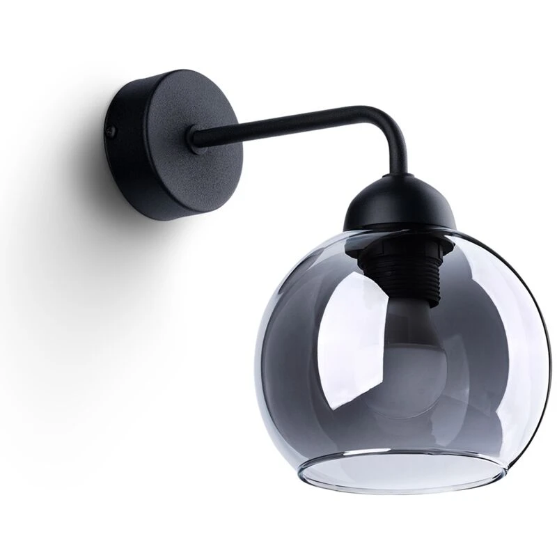 Image of SOLLUX Alino 1 Black wall lamp SL.1139