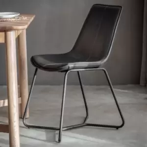 Image of Crossland Grove Hilo Chair Charcoal (Set of 2) 490X550X860mm