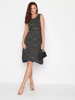 Image of Long Tall Sally Skater Dress - Black, Size 10, Women
