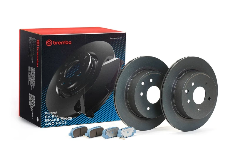 Image of BREMBO Brake discs and pads set BREMBO KT 08 020