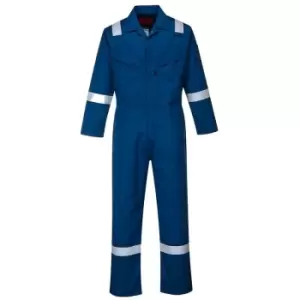 image of Portwest - AF50RBR36 - sz Regular 36 Araflame Platinum Coverall - Royal Blue