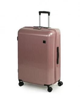 image of Rock Luggage Windsor Large 8 Wheel Rose Pink Suitcase