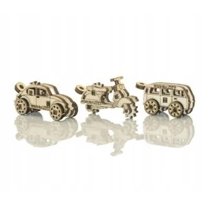 Image of Widgets Vintage Transport Wooden City 3D Wooden Model Kit