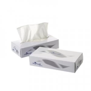 image of Maxima 2Work Facial Tissue 100 Sheet Cream Box Pack of 36 KMAX10011