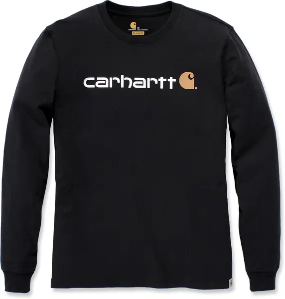 Image of Carhartt EMEA Workwear Signature Graphic Core Logo Longsleeve, black, Size 2XL