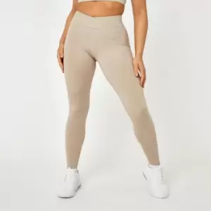 image of USA Pro x Courtney Black Twist Leggings - Brown