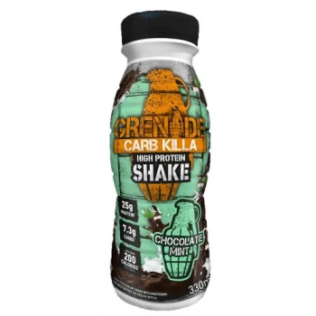 image of Grenade Carb Killa Dark Chocolate Mint Protein Shake 330ml