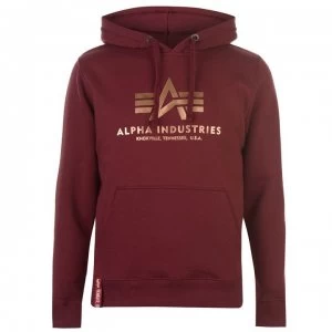 Image of Alpha Industries Basic Hoodie - Burg Gold