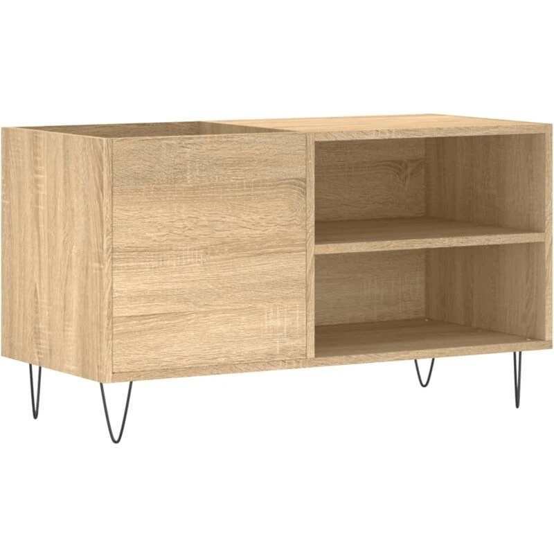 Image of VIDAXL Record Cabinet Sonoma Oak 85x38x48cm Engineered Wood Vidaxl 8720845877149