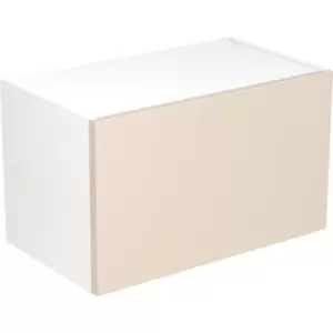 Image of Kitchen Kit Flatpack Slab Kitchen Cabinet Wall Bridge Unit Super Gloss 600mm in Cashmere MFC