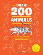 Image of draw 200 animals the step by step way to draw horses cats dogs birds fish a