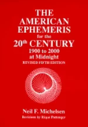 Image of american ephemeris for the 20th century 1900 to 2000 at midnight 5th revise