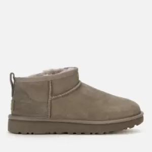 Image of UGG Womens Ultra Mini Sheepskin Boots - Grey - UK 7