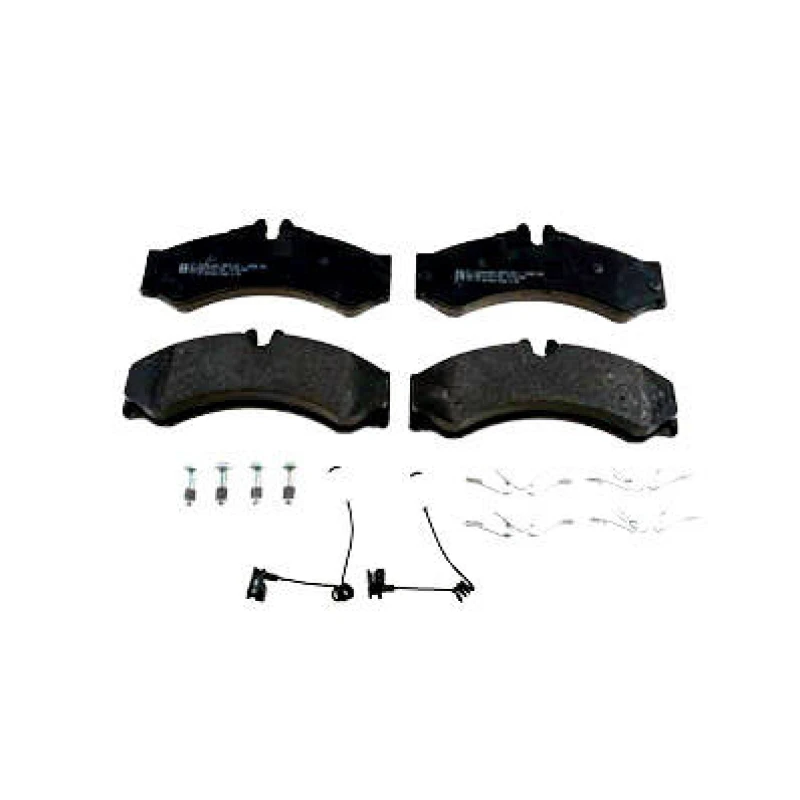 Image of ZIMMERMANN 29076.200.1 Brake pad set incl. wear warning contact, Photo corresponds to scope of supply, with bolts/screws Brake Pad Set,disc brake (40