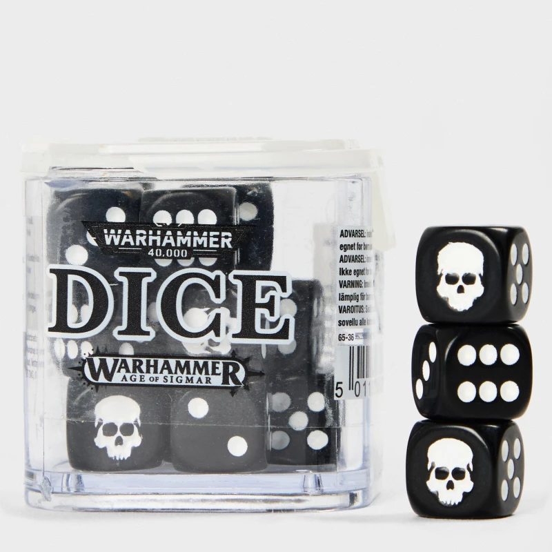 Image of Warhammer Games Workshop 20 Dice 6 Sided Pack 1x Colour Chosen At Random Multi unisex