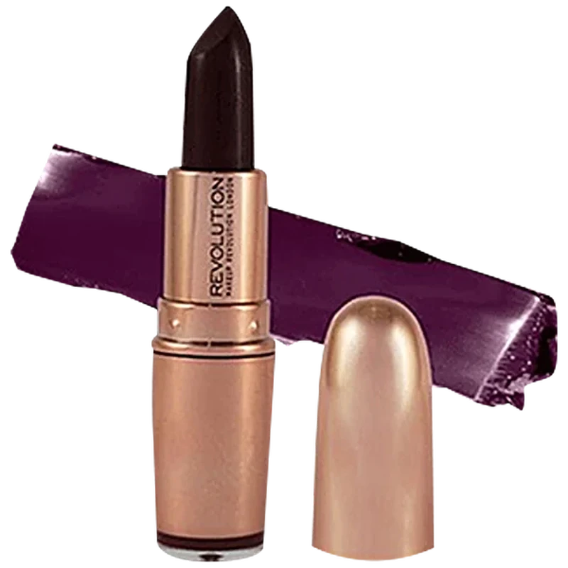 Image of Makeup Revolution Rose Gold Lipstick Priv Members Club 3.2G Purple
