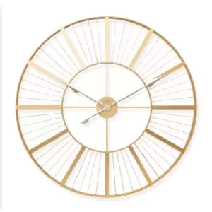 Acctim Gardner Large Indoor Outdoor Wall Clock Gold